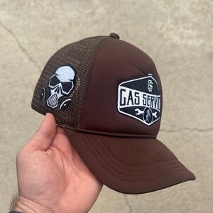 Brown Gas Service Trucker Hat